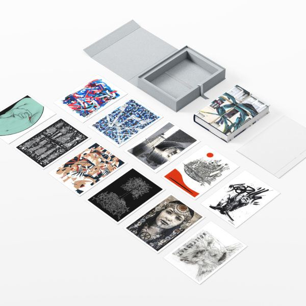 Livre Dédale + Les <span class="a15-text-red a15-bold">11 sérigraphies</span> en édition limitée Coffret Collection