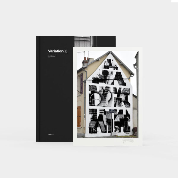 Livre Variation(s) et photographie exclusive d'une oeuvre de Yann l'Outsider