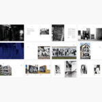 Aperçu des pages à l'intérieur du livre Variations avec des photos de graffitis, des textes et des expositions