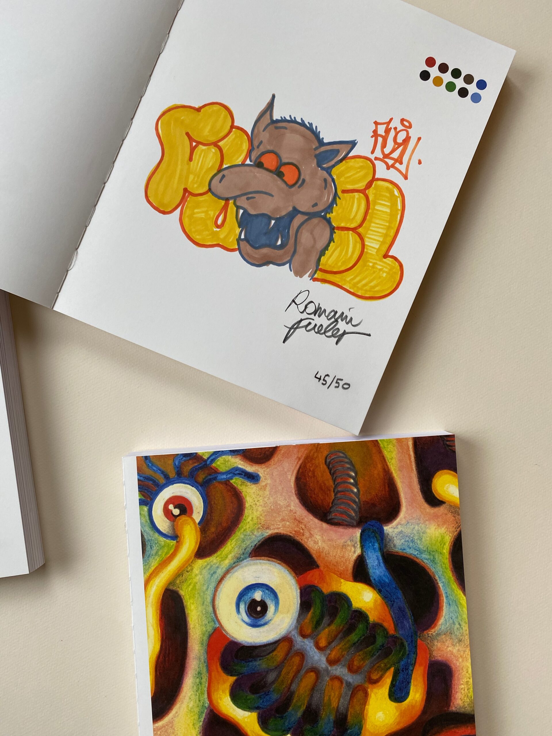 Dessin personnalisé Romain Fueler