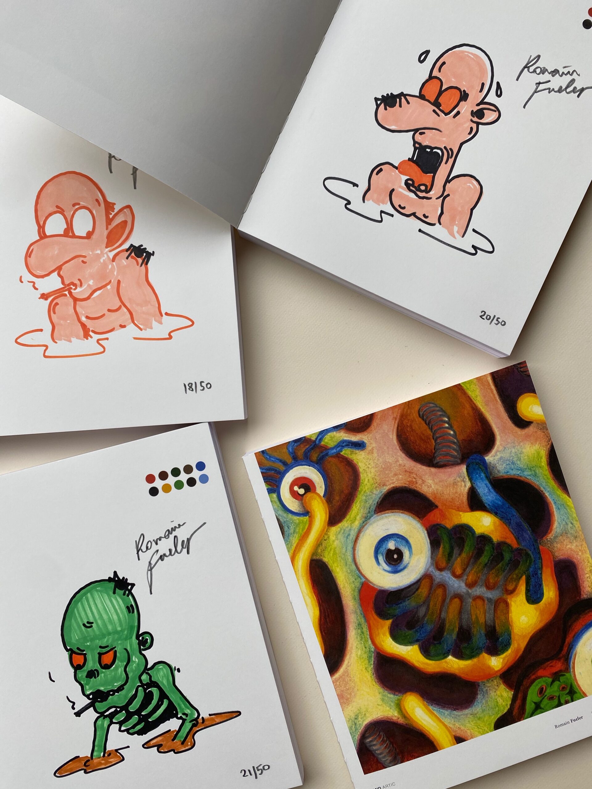 Dessin personnalisé Romain Fueler