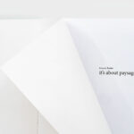 Livre de Romain Fueler "It's about Paysage" ouvert
